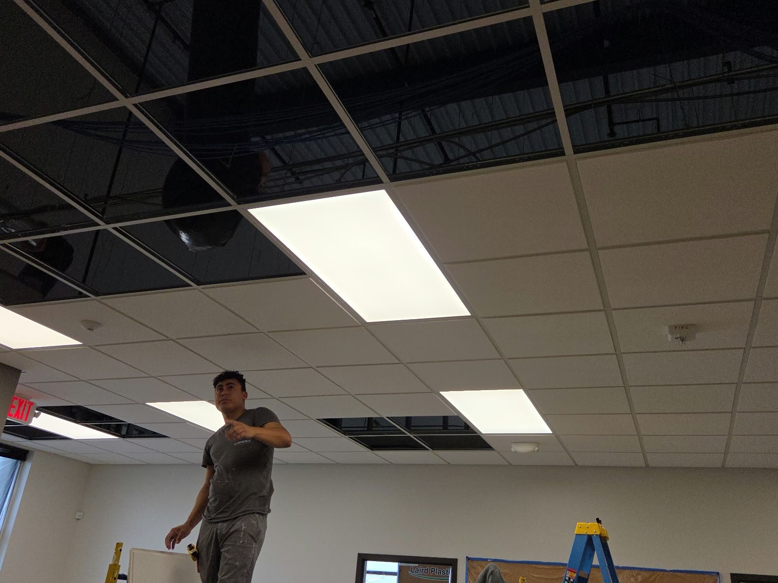 Commercial ceiling renovation