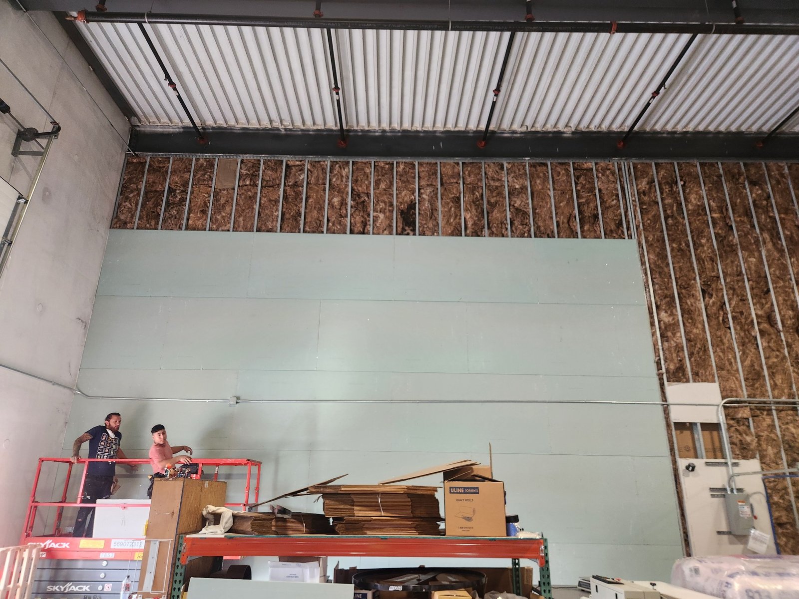 Large commercial interior renovation
